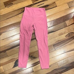 Pink Lululemon High-Waisted Leggings